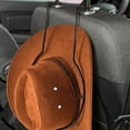 thumbnail image 4 of GOOHOCHY 2 percheros para sombreros de vaquero, soporte para sombreros de vaquero, gancho para coche, soporte para sombreros, soporte para sombreros, estante de almacenamiento para sombreros,, 4 of 8