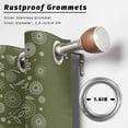 thumbnail image 2 of Outdoor Curtains for Patio Waterproof, Japanese Outdoor Privacy Panels Grommet, Green Rustic Retro Pastoral Floral Leaves Blackout Outside Curtains for Porch/Cabana/Pergola/Gazebo 54"x95", 2 Panels, 2 of 8