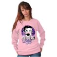 thumbnail image 5 of Betty Boop Hashtag Sassy Style Women Crewneck Sweatshirt Brisco Brands 2X, 5 of 6