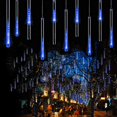thumbnail image 7 of GLUAAE Upgraded Meteor Shower Rain Lights, 50cm 10 Tubes 540 LED, Waterproof Cascading Lights for Holiday Party Wedding Christmas Tree Decoration (Blue), 7 of 7