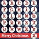 thumbnail image 1 of Adorno navideño personalizado Homerr, decoración festiva navideña, colgante navideño, adorno colgante creativo personalizado con alfabeto para decoración festiva del árbol de Navidad., 1 of 8