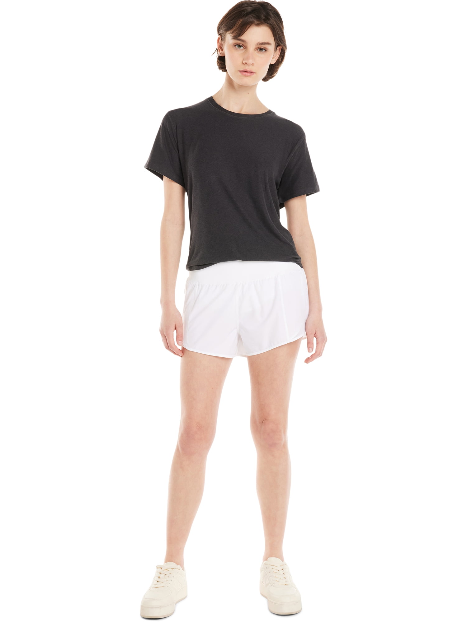 Athletic Works Women's and Women's Plus ButterCore Tee with Short Sleeves, Sizes XS-4X