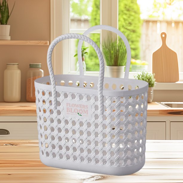 Portable Bath Basket Bathhouse Bathroom Plastic Bath Wash Basket Storage Basket Storage Basket Bath Basket