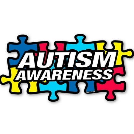 1 Autism Awareness Puzzle Piece Car Truck Bumper Magnet Refrigerator Decal New