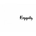 thumbnail image 3 of CAD Designs 24x20 Black Modern Framed Museum Art Print Titled - Happily Ever, 3 of 5