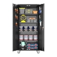 thumbnail image 6 of GangMei 72" Metal Storage Cabinet with Wheels and Pegboard 2025 New, 6 of 8