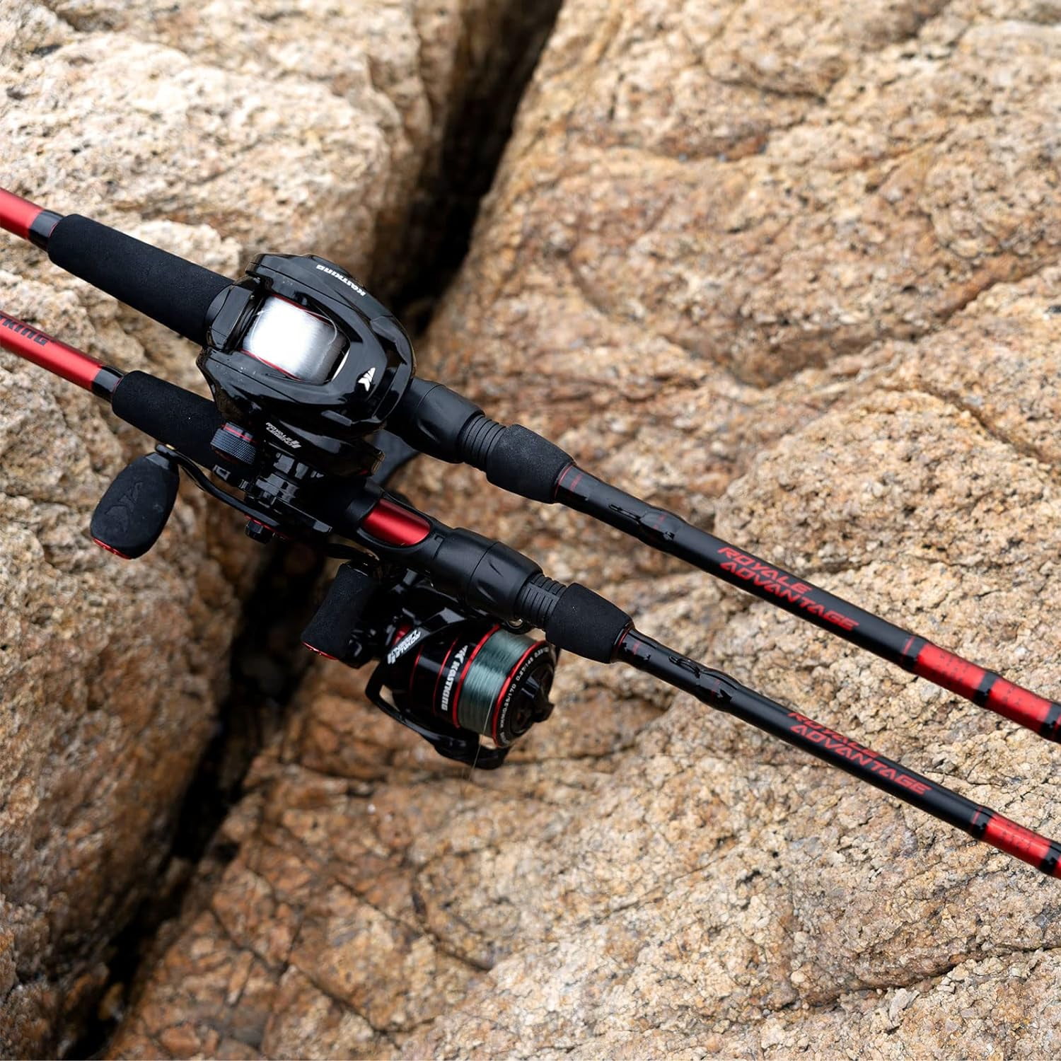 KastKing Fishing Rod, Spinning Rod  IM6 Graphite Blanks,  with Extra Tip Section-Royale Advantage