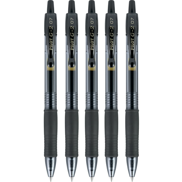 Pilot G2 0.38mm Ultra Fine Pens With Refills, Black Gel Ink, 9-Piece  Assortment