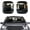 Black Cat Driving Print, variant on XYZCANDO Car Sun Shade with Peeking Cat Pattern, Two Piece Set for Truck and SUV, Blocks Sun Heat for Summer Trips