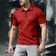 thumbnail image 1 of pstuiky camisetas para hombre, Camisetas para hombre, camisetas casuales básicas de cuello redondo, camisetas de manga corta con bolsillo, blusa de manga corta con cuello vuelto s, 1 of 5