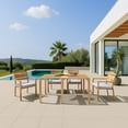 thumbnail image 5 of Rader Dining Chair Natural Dining Chair, Modern Style, Removable and washable cushion cover, Aluminum, Outdoor Dining, 5 of 13