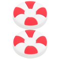 thumbnail image 1 of Plastic Cabinet Handle Lifebuoy Shape Rescue Ring Door Handle for Home Use 2Pcs, 1 of 5