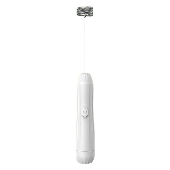 Leodye 1PCS Rechargeable Waterproof Handheld Milk Frother Detachable Whisk Home Kitchen Latte Cappuccino Drink Foamer -11.81x1.18x1.18in