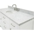 thumbnail image 3 of Ariel H061scwovo Bristol 61" Free Standing Single Oval Basin Vanity Set - White, 3 of 7