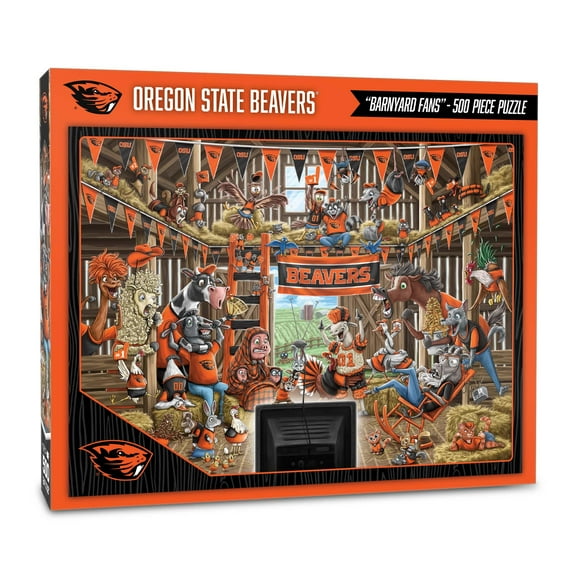 YouTheFan NCAA Oregon State Beavers Barnyard Fans Puzzle - 500 Piece