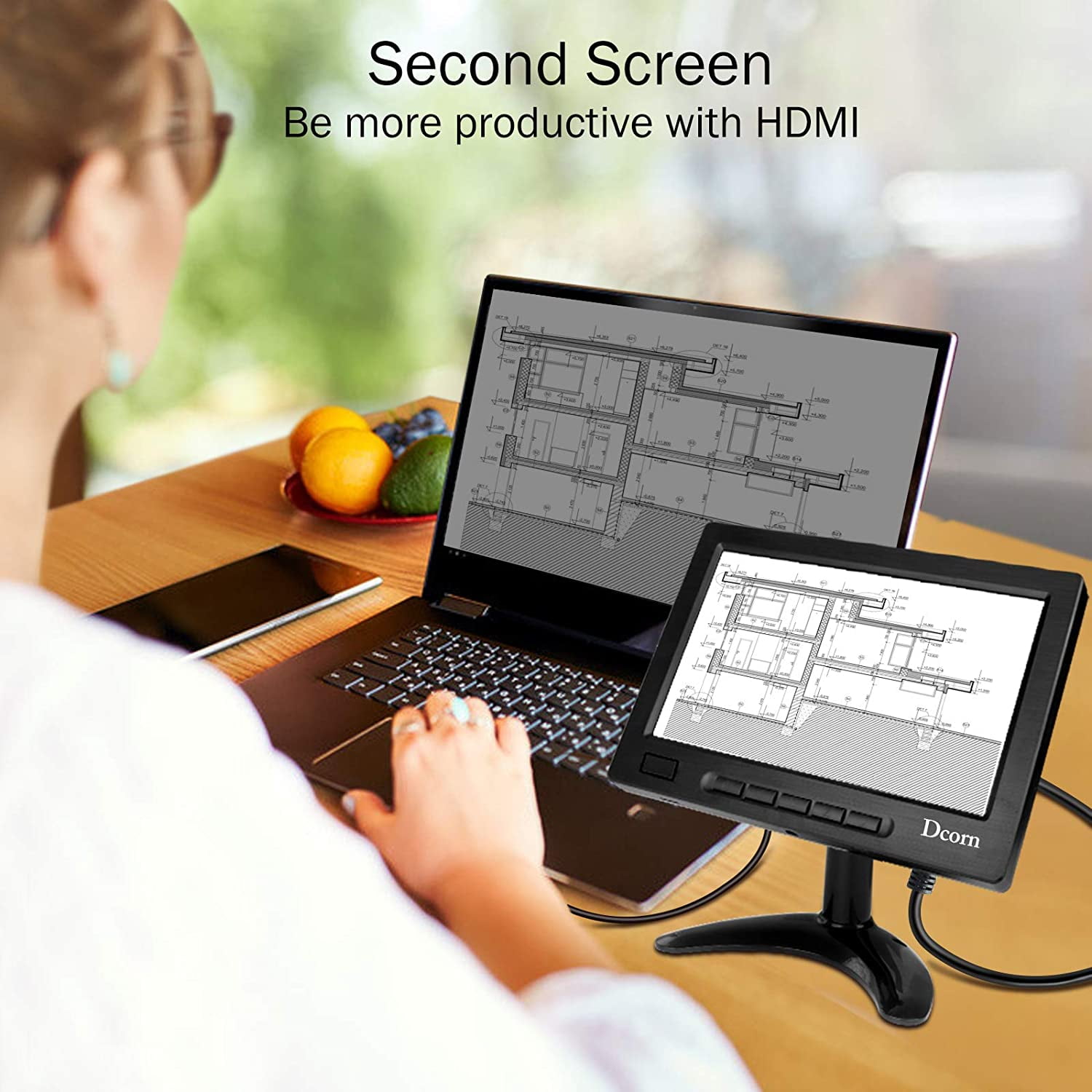 Buy SKYSONIC 8 Inch Mini Monitor,Small HDMI Monitor 1280x720 169 IPS