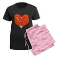 thumbnail image 5 of CafePress - Foxes Mate For Life Women's Dark Pajamas - Women's Short Sleeve Print T-Shirt and Pants Dark Cotton Pajama Set, 5 of 7