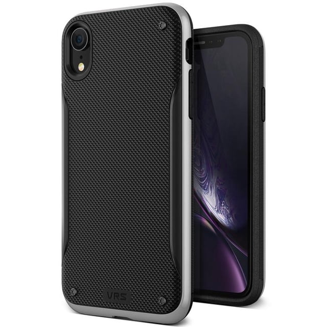 Funda High pro shield para iPhone XR Steel silver VRS Hygh pro shield