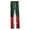 tp0555_hunter green/red, variant on Ma Croix Mens Track Pants Color Block Three Tone Training Jogger Slim Skinny Fit Active Athletic Casual Sportswear