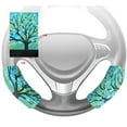 thumbnail image 1 of EREHome Tree Art Steering Wheel Cover Hook and Loop Covers For Car Size 10x16cm 2 PCS, 1 of 2