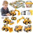 thumbnail image 1 of Camión de construcción Trovogil Take Apart Excavator para niños de 3 a 8 años, 1 of 6