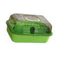 thumbnail image 4 of Almencla Hamster Carry Case Cage Small Animals Hamster Carrying Box for Small Animals Green, 4 of 8