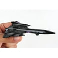 thumbnail image 6 of Lockheed SR-71 Blackbird Aircraft Black "United States Air Force" with Runway Section Diecast Model Airplane by Runway24, 6 of 8