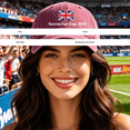 thumbnail image 3 of LIZUOJUN Soccer Baseball Cap Breathable Cotton Blend Unisex Embroidered 2026 Hat for Outdoor Sports Running Daily Wear Fan Gifts,Khaki, 3 of 4