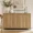 Gold, variant on ARKANTOS Fluted Sideboard Buffet Cabinet with 4 Doors, 56" Farmhouse Coffee Bar Cabinet with Adjustable Shelves, Storage Credenza for Living Room Kitchen Hallway, Gold