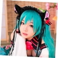 thumbnail image 4 of Diadema de gato con luz, diadema de encaje con orejas, disfraz de Cosplay para fiesta, disfraz de Halloween (negro), 1 unidad, 4 of 5