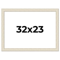 32x23 Frame White Real Wood Picture Frame Width 1.75 inches | Interior Frame Depth 0.5 inches |