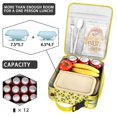 thumbnail image 4 of Peony Insulated Lunch Box Men Reusable Lunch Bag Lightweight Lunchbox Office Travel, 4 of 6