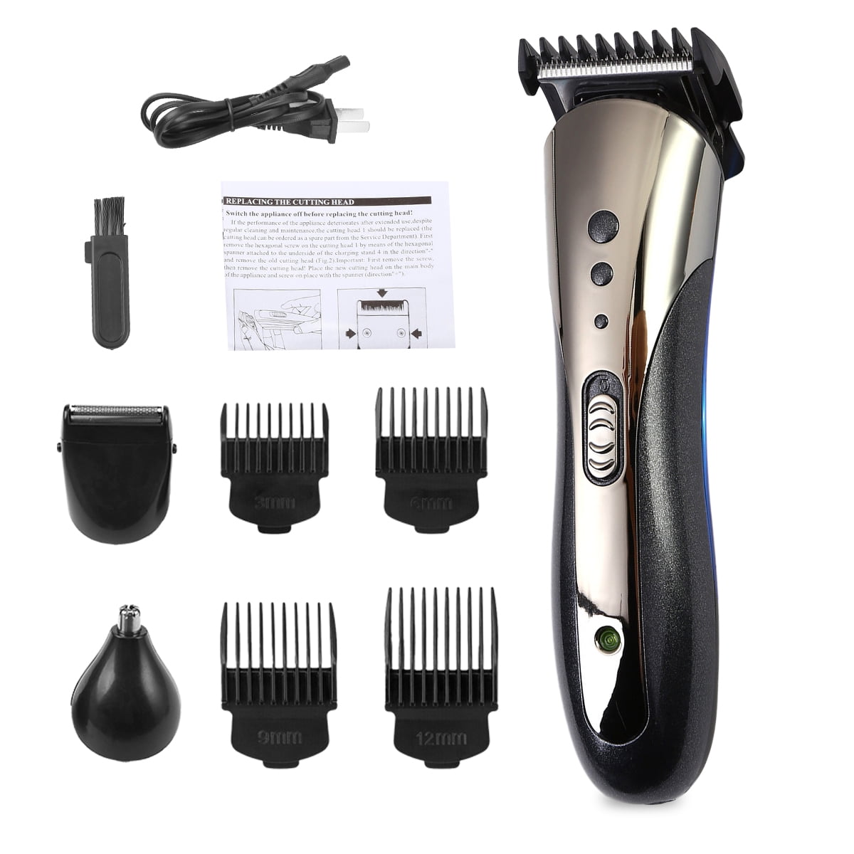 Electric Razors for Men,Rechargeable Electric Shaver Trimmer Groomer Shaver Hair Clippers