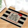 thumbnail image 7 of Yhmxh Valentines Day Door Mat Red Stripe Love 16x24 inch Decorative Front Doormat Rug Indoor Outdoor Non Slip Rubber Backing Seasonal Anniversary Wedding Entryway Kitchen Floor Decoration, 7 of 7