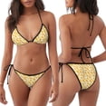 thumbnail image 3 of Balery yellow rubber ducks Pijama Estampado Bikini de Dos Piezas para Mujer - Conjunto de Bikini Ajustable Sexy y Cómodo para Playa, 3 of 6