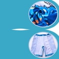 thumbnail image 6 of Emy Dola Boys Two Piece Rash Guard Swimsuits Kids Short Sleeve Sunsuit Shark Prints Swimwear Sets Toddler Bathing Suit with Sun Hat, 6 of 7