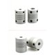thumbnail image 4 of Aleación de aluminio acoplamientos de eje flexible acoplador elástico motores paso a paso Motor tornillo 5x8x25mm impresoras 3D 2 Piezas Inevent JJ12189-00, 4 of 7