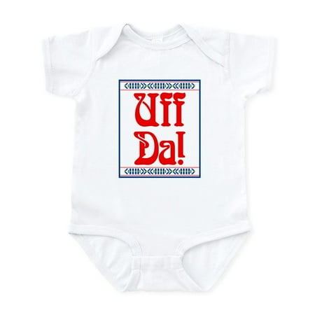 

CafePress - Uff Da Infant Creeper - Baby Light Bodysuit Size Newborn - 24 Months