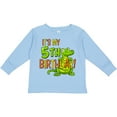 thumbnail image 3 of Inktastic It's My 5th Birthday with Cute Green Alligator Boys or Girls Long Sleeve Toddler T-Shirt, 3 of 5