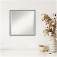 thumbnail image 2 of Amanti Art Theo Blue Narrow Beveled Wood Wall Mirror 21.25 x 21.25 in., 2 of 10