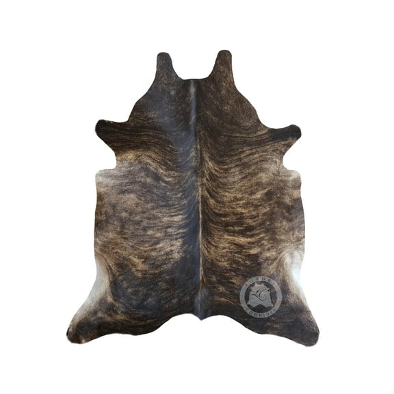 Brindle Medium Cowhide Rug Large Size 6 ft x 7 ft 180 cm x 210 cm