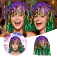 thumbnail image 4 of TIELUTT Sequins Rain Hat Birthday Party Party Masquerade Color Tassel Rain Silk Event Table Cloth First Party Decorations Memorial Day Event Decorations Sporting Event Chairs for Adults Birthday Part, 4 of 6