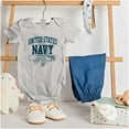 thumbnail image 3 of United States Navy Eagle Anchor 1775 Romper Boys or Girls Infant Baby Brisco Brands 12M, 3 of 6
