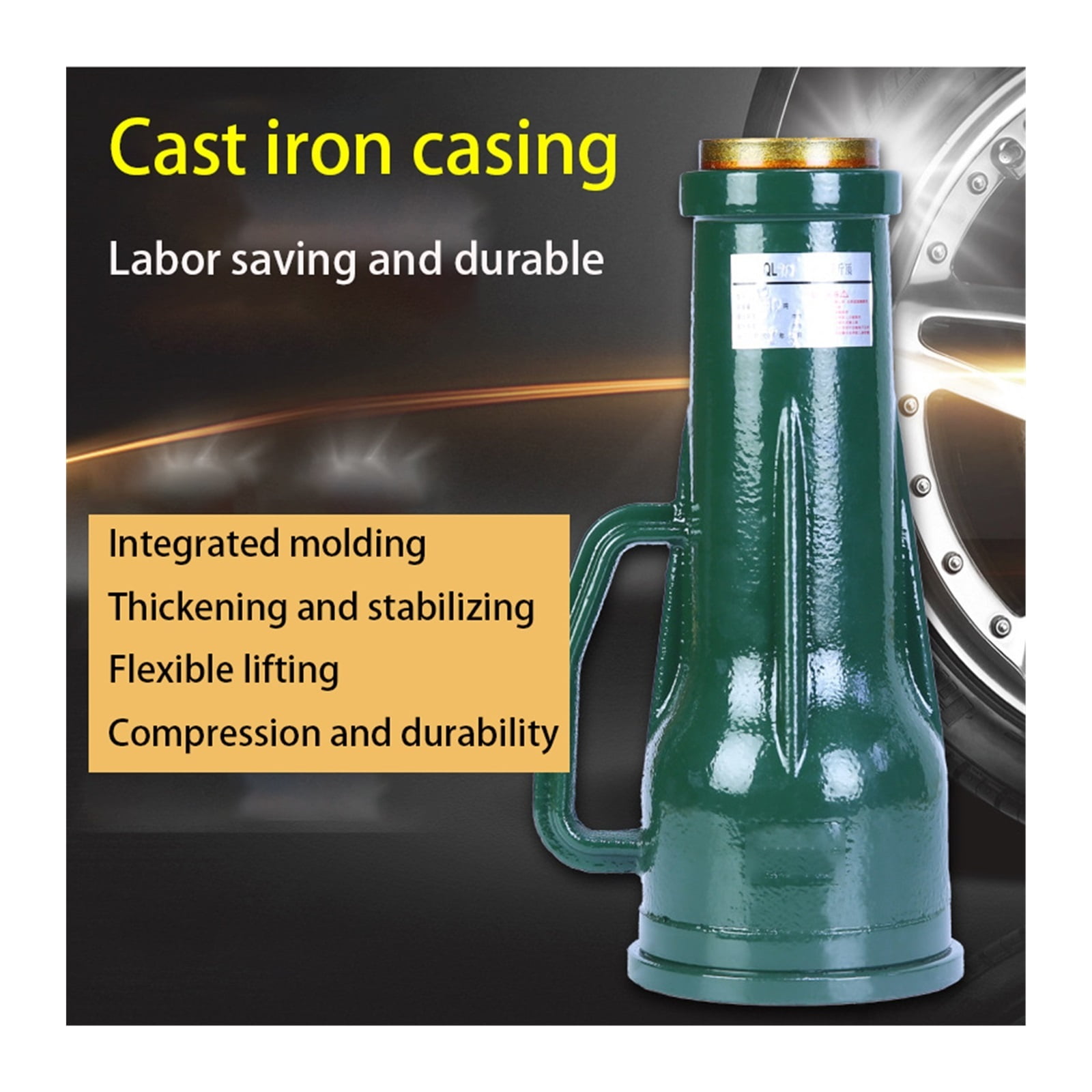 The Maximum Height Of Gear Stand Of 10 Tons Mechanical Hand Screw Jack Is 43cm ,Easy to Operate
