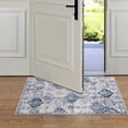 thumbnail image 4 of Moroccan Trellis Washable Rug, Kitchen Rugs for Entryway Bathroom, Non-Slip Indoor Door Mat Ultra-Thin, Small Oriental Throw Carpet for Bedroom Entry, 4 of 5
