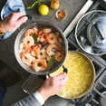 thumbnail image 4 of Farberware Brilliance Steamer Insert Metal Utensil and Dishwasher Safe, Stainless Steel, 4 of 8