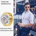 thumbnail image 4 of Correa de Acero Inoxidable GOLDTOLUCK Compatible con Samsung Galaxy Watch 8 Classic 40mm 44mm 46mm, 4 of 7