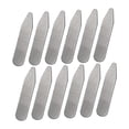 thumbnail image 3 of 12 varillas de metal para cuello, para camisas de vestir, uniformes y uso diario. 508 cm x 1 cm x 008 cm, 3 of 9