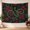 C, variant on XaaKee Tapestry Wall Hanging, Celestial Cobra Meadow Mystical Serpent, High-Quality Polyester Room Tapestry, 60x40Inch