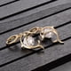thumbnail image 4 of par de pendientes de circonita con forma de delfín para mujer, sencillos, con personalidad salvaje, elegantes, joyería decorativa (dorados), 4 of 5